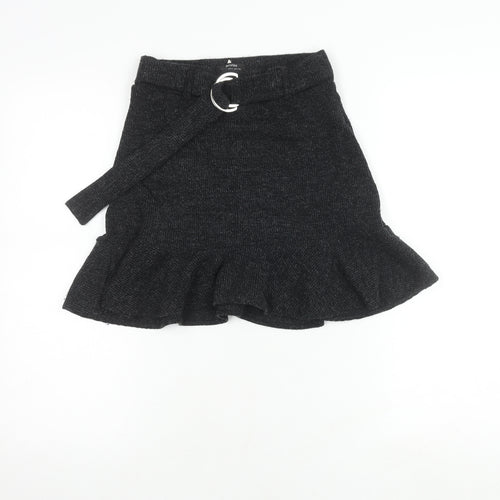 Bershka Women’s Black Skirt Size 12