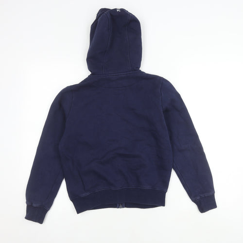 Boys Blue Rugby World Cup Jacket M - Hooded Full Zip