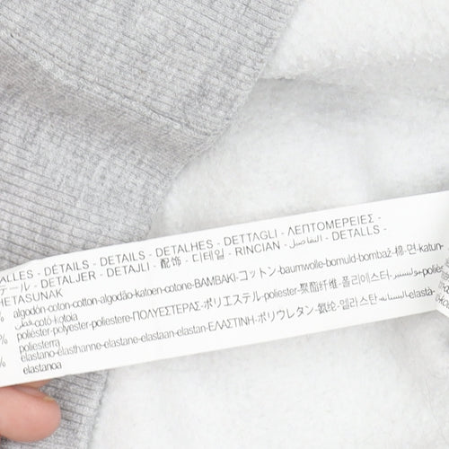 Zara Men's Grey XL Pullover Hoodie