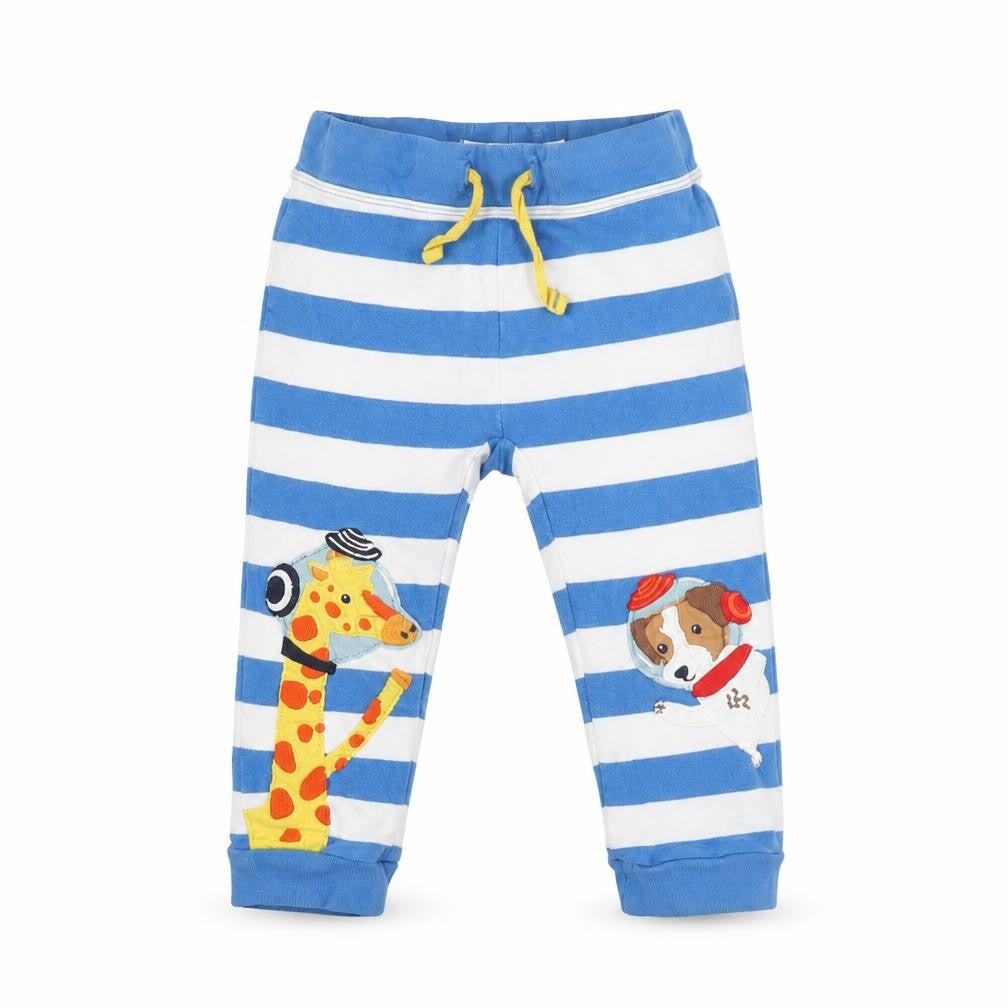 BabyBoden Unisex Striped Joggers 18-24M, Cotton Blend