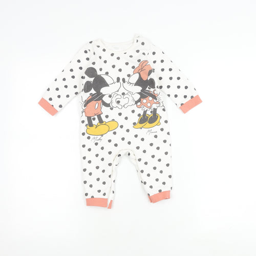Disney Unisex Babygrow 6-9M Multicoloured Mickey Minnie