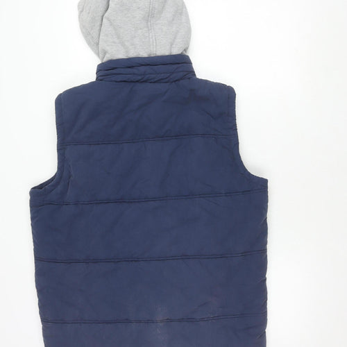 Lazy Jacks Men's Blue Hooded Puffer Jacket M