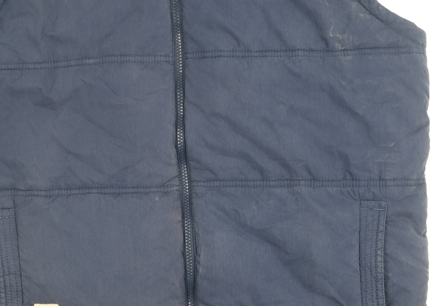 Lazy Jacks Men's Blue Hooded Puffer Jacket M