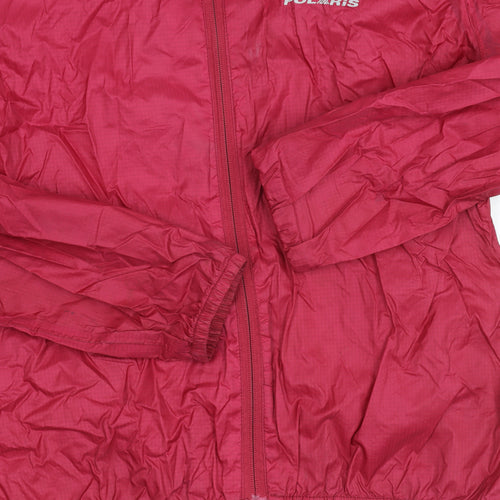 Polaris Women's Red Windbreaker Jacket Size 12