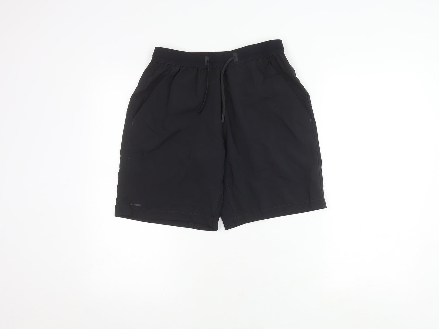 Decathlon Men's Black Athletic Running Shorts M