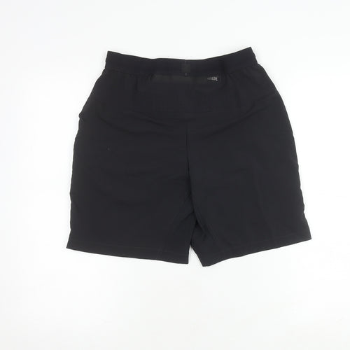 Decathlon Men's Black Athletic Running Shorts M