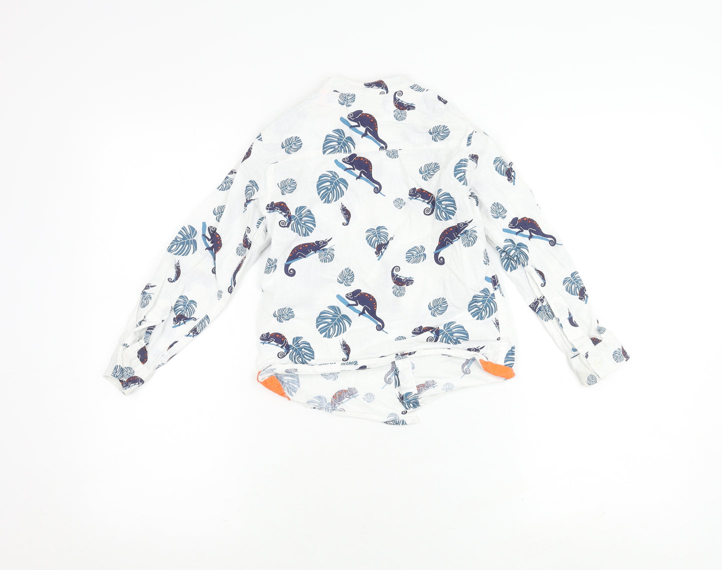 Mountain Warehouse Boys Animal Print Long Sleeve Shirt, 5-6 Years, White