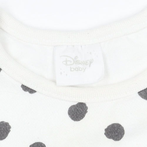 Disney Unisex Baby Polka Dot Mickey Minnie Babygrow 3-6 Months