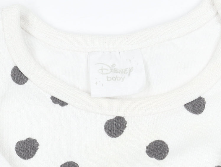 Disney Unisex Baby Polka Dot Mickey Minnie Babygrow 3-6 Months