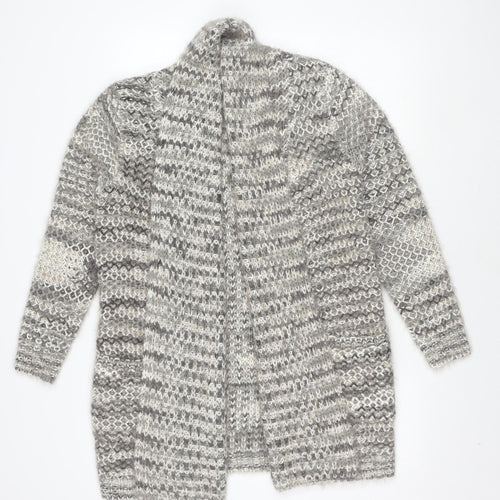 Mudflower Women's Multicoloured Open Front Cardigan M/L