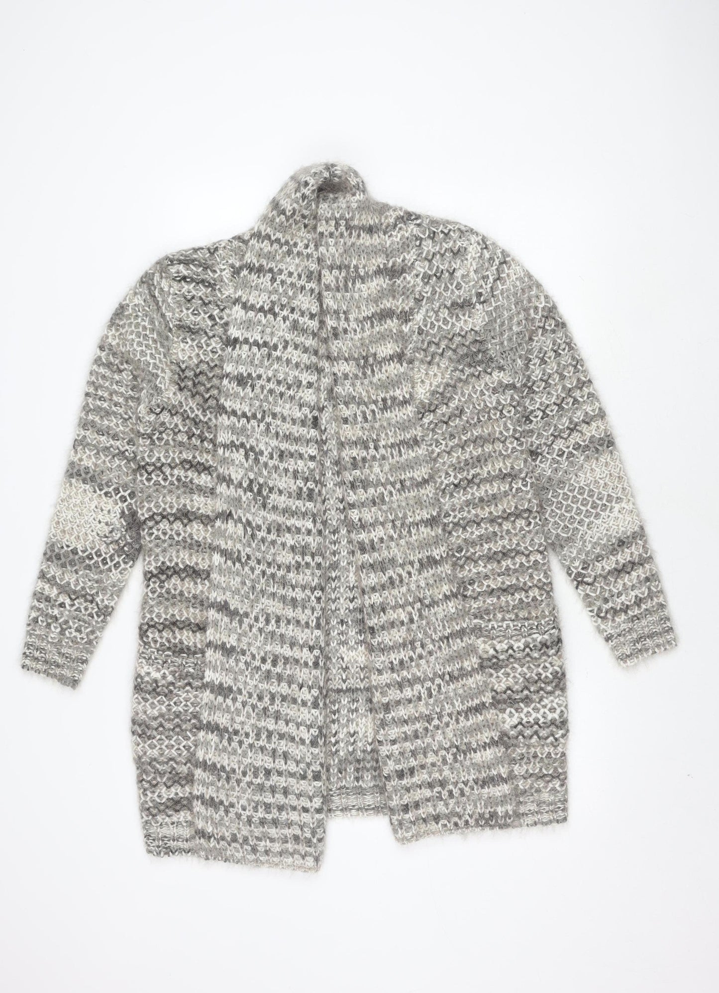 Mudflower Women's Multicoloured Open Front Cardigan M/L
