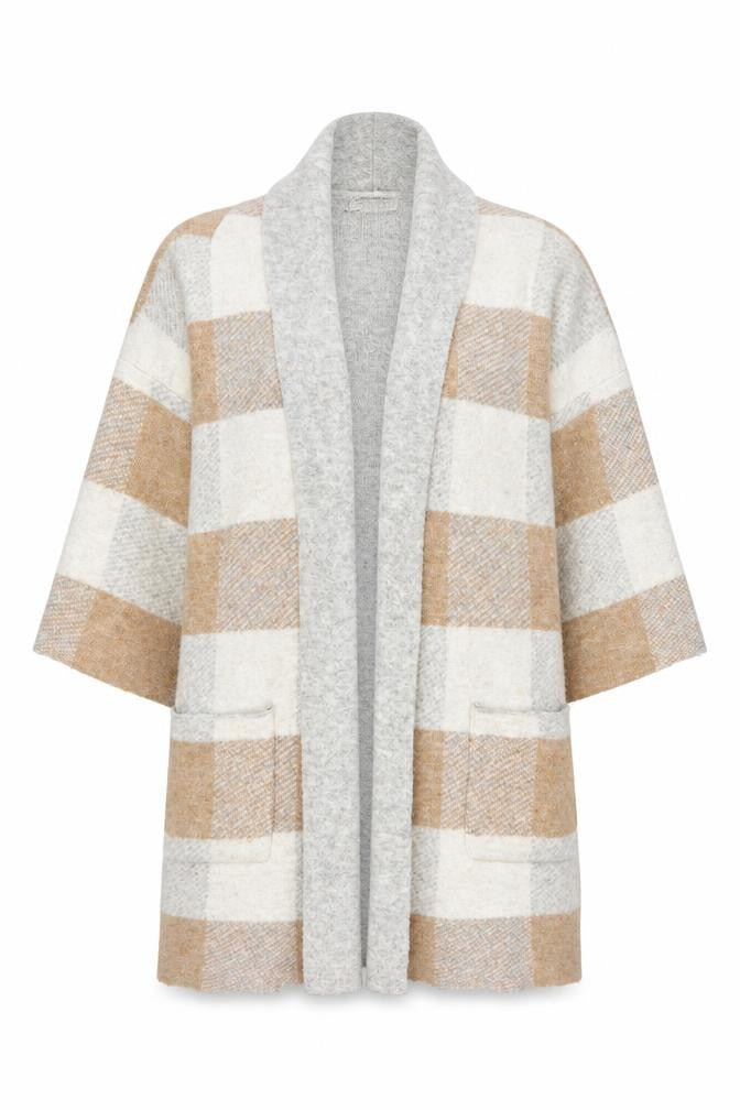 Front view of Marks & Spencer Women's Beige Cardigan Medium