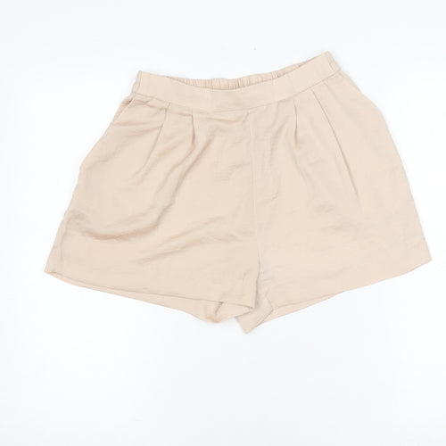 H&M Women's Beige Culotte Shorts Size 8