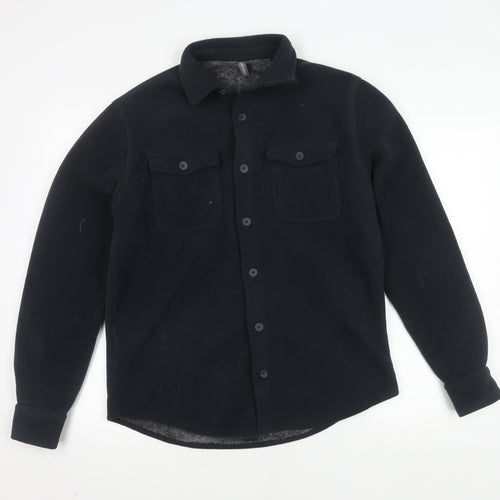 Kariban Men's Black Fleece Jacket Size S