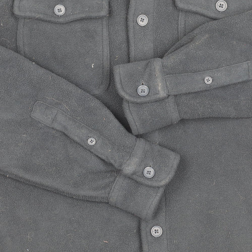 Kariban Men's Black Fleece Jacket Size S