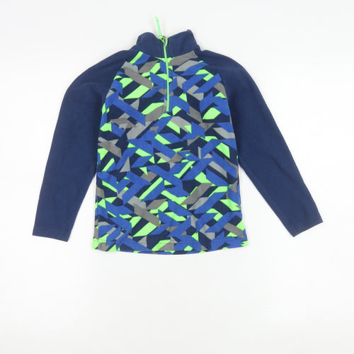 Mountain Warehouse Boys Blue Full Zip Fleece Sweatshirt 5-6Y