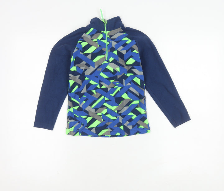 Mountain Warehouse Boys Blue Full Zip Fleece Sweatshirt 5-6Y