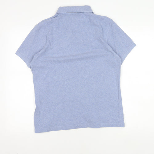 Barbour Men's Blue Polo Shirt M Size Cotton