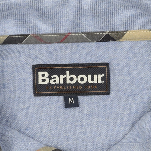 Barbour Men's Blue Polo Shirt M Size Cotton