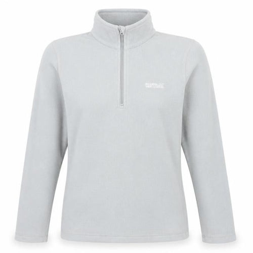 Regatta Women's Grey Full Zip Fleece Sweatshirt Size 10
