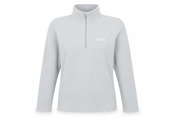 Regatta Women's Grey Full Zip Fleece Sweatshirt Size 10