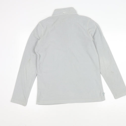 Regatta Women's Grey Full Zip Fleece Sweatshirt Size 10
