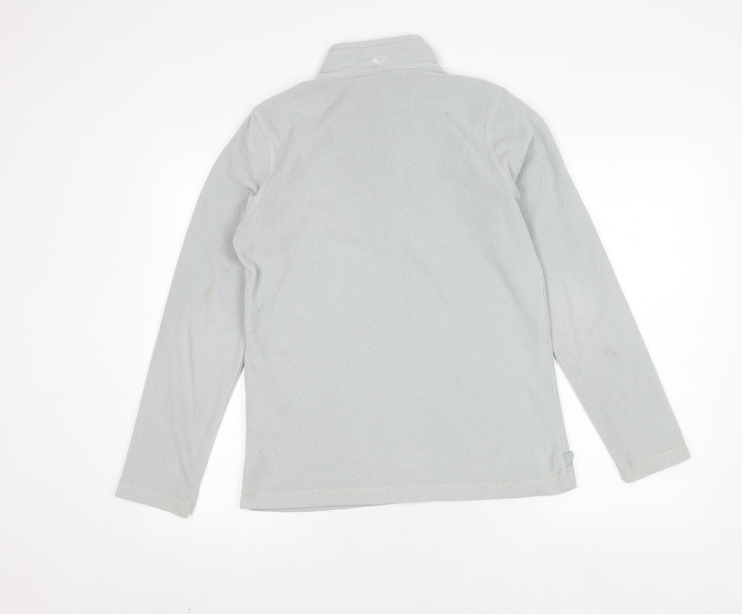 Regatta Women's Grey Full Zip Fleece Sweatshirt Size 10