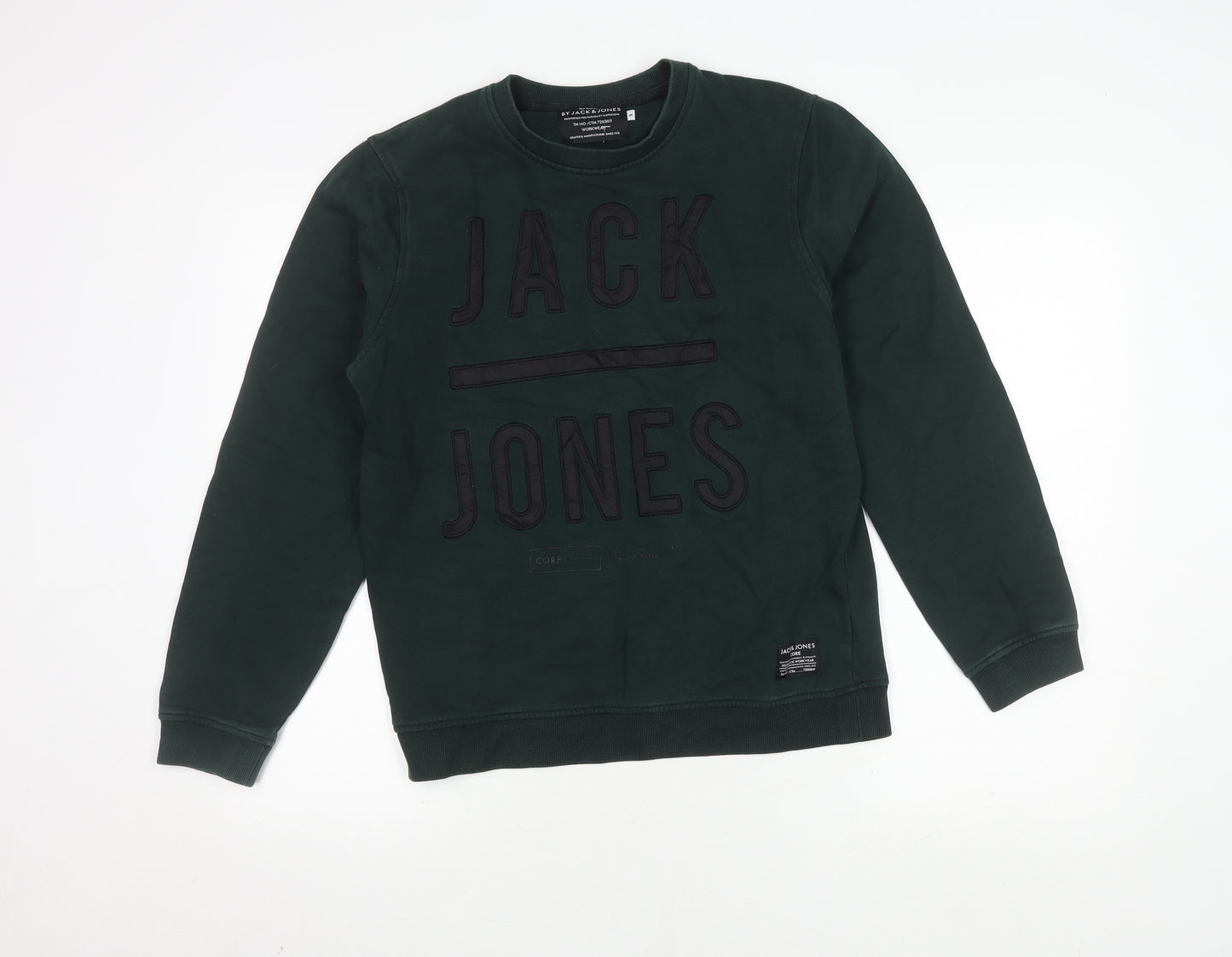 Jack & Jones Men's Green Pullover Sweatshirt S