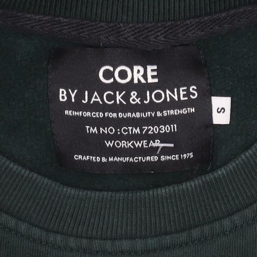 Jack & Jones Men's Green Pullover Sweatshirt S