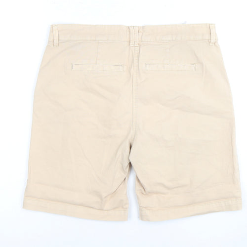 Next Women's Beige Chino Shorts Size 10