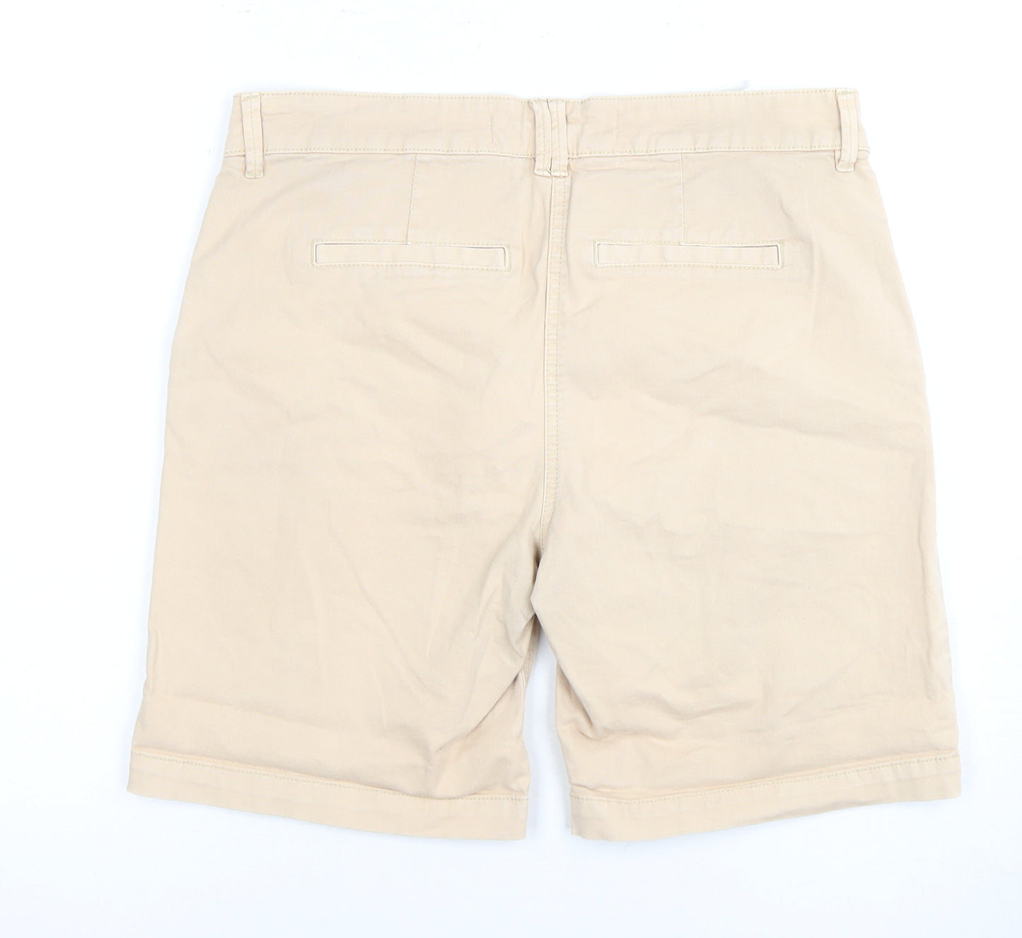 Next Women's Beige Chino Shorts Size 10