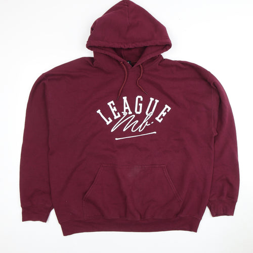 Burton Menswear Red Pullover Hoodie L