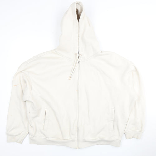 USAPRO Women's Beige XL Zip Hoodie