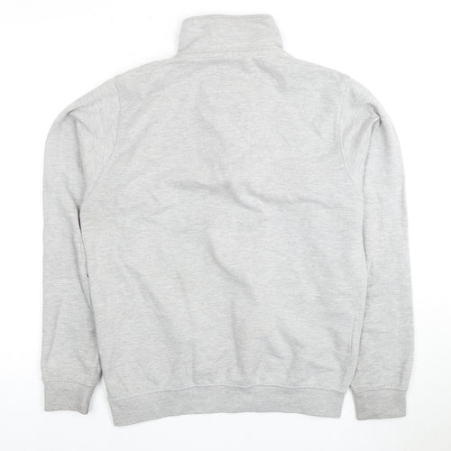 Bloc Unisex Adults Grey Full Zip Sweatshirt Size 12