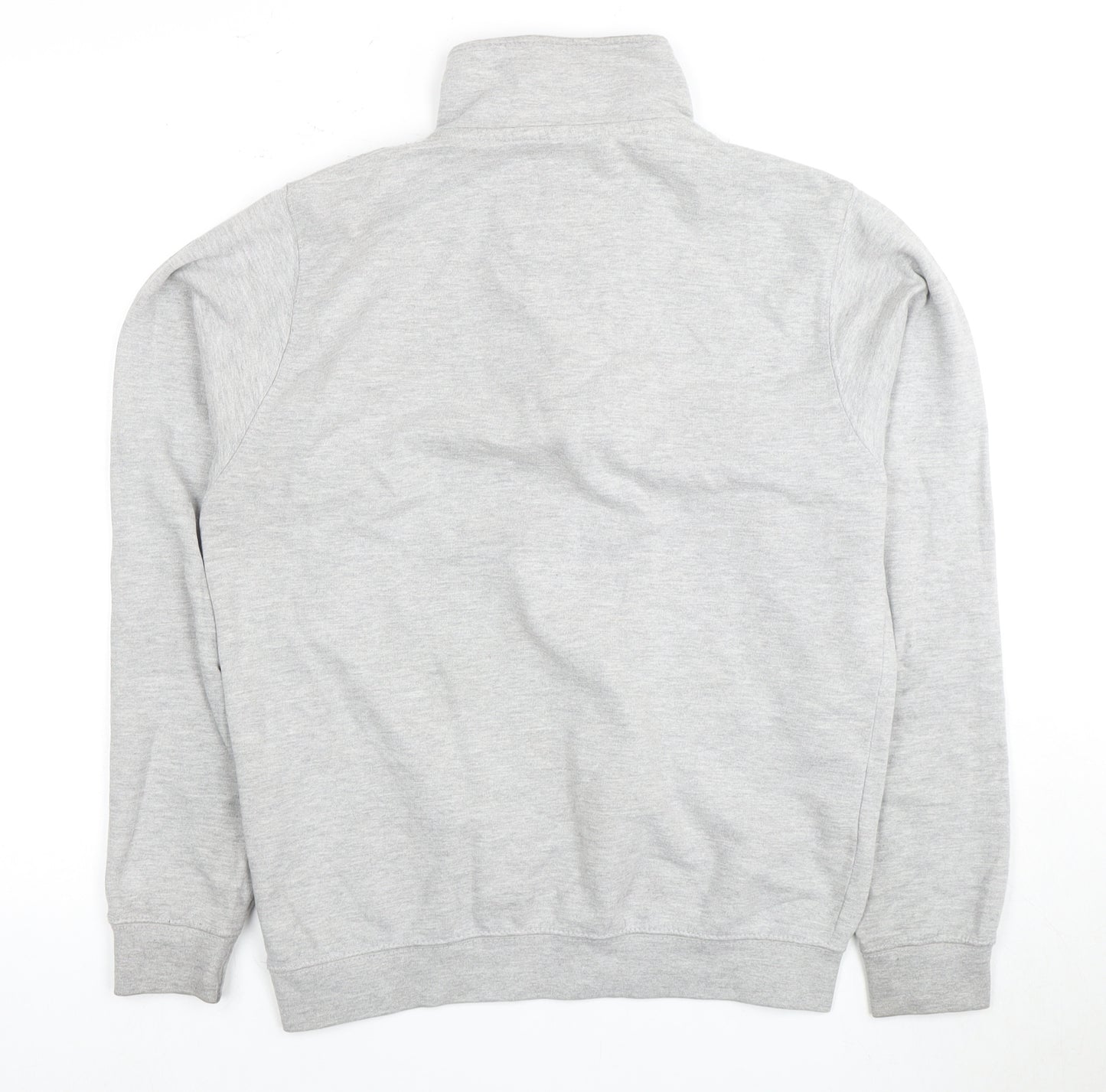 Bloc Unisex Adults Grey Full Zip Sweatshirt Size 12