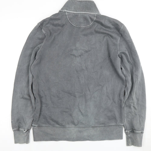 American Eagle Mens XS Grey 1/4 Zip Sweatshirt