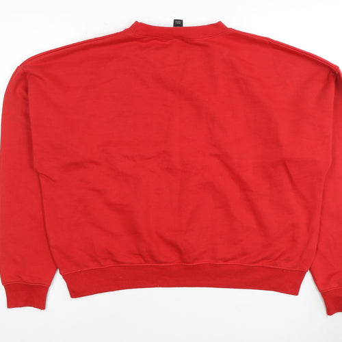 New Look Girls Red Graphic Boston Sweatshirt 14-15 Years