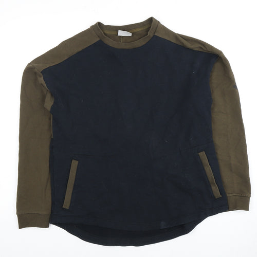 Columbia Men's S Green Black Pullover Sweatshirt