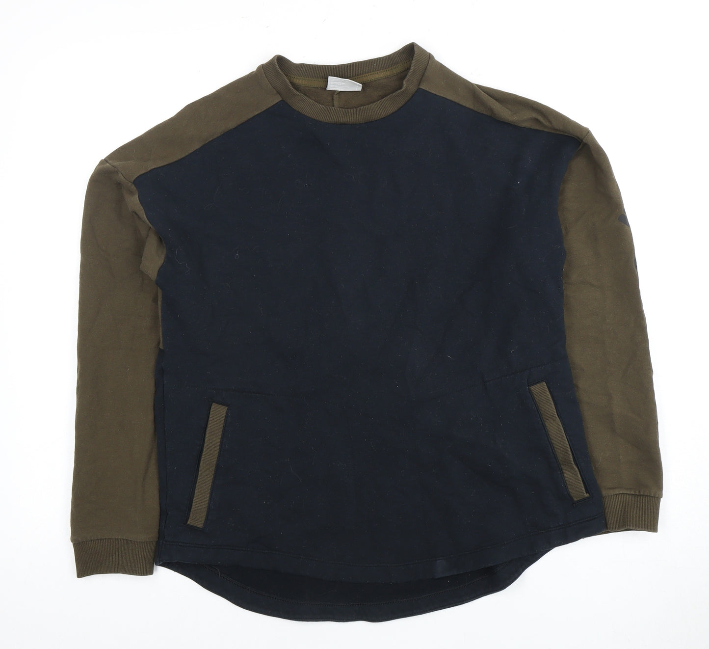 Columbia Men's S Green Black Pullover Sweatshirt