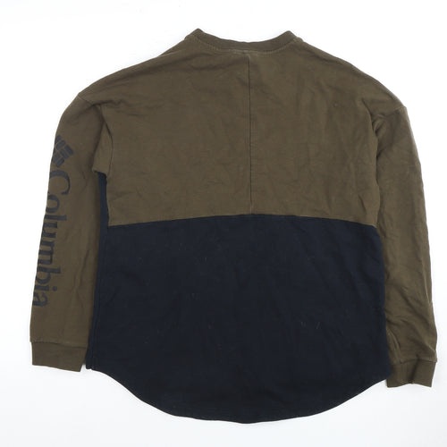 Columbia Men's S Green Black Pullover Sweatshirt