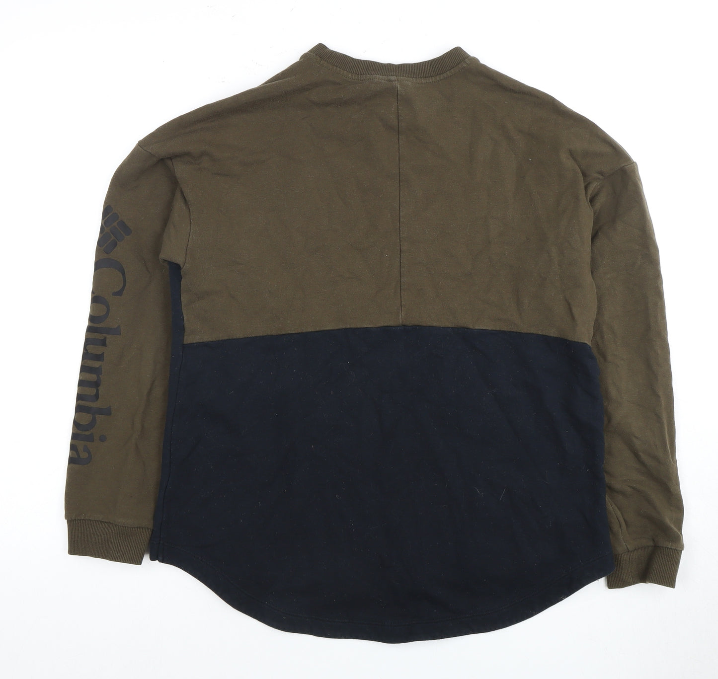 Columbia Men's S Green Black Pullover Sweatshirt
