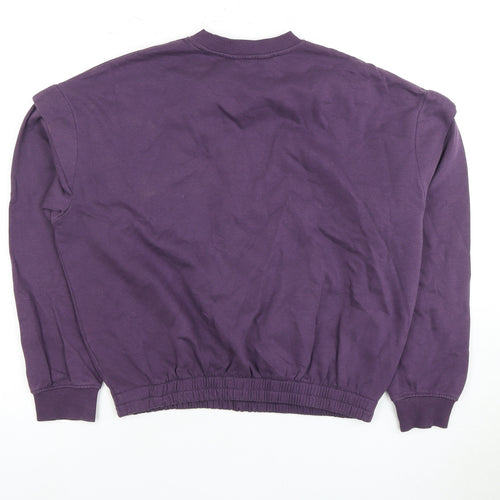 H&M Girls Purple Pullover Sweatshirt 13-14 Years