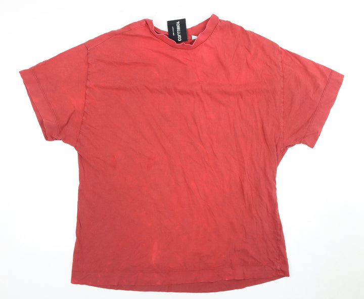 Collusion Men’s Red Crew Neck XL T-Shirt