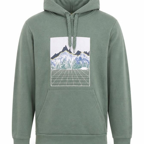 Mountain Warehouse Green Nature Hoodie for Men, S