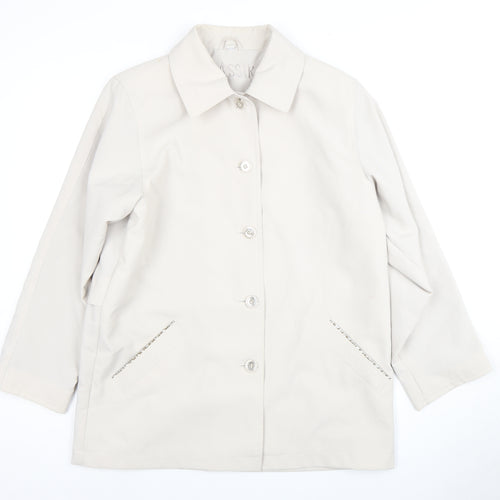 Klassik Women's Coat Beige Size 14 Long Polyester