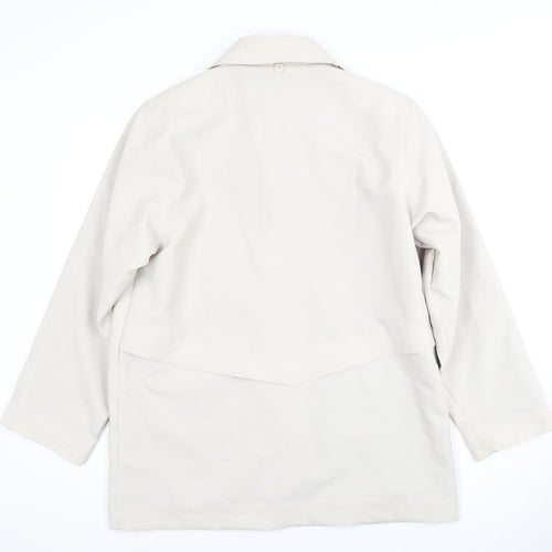 Klassik Women's Coat Beige Size 14 Long Polyester