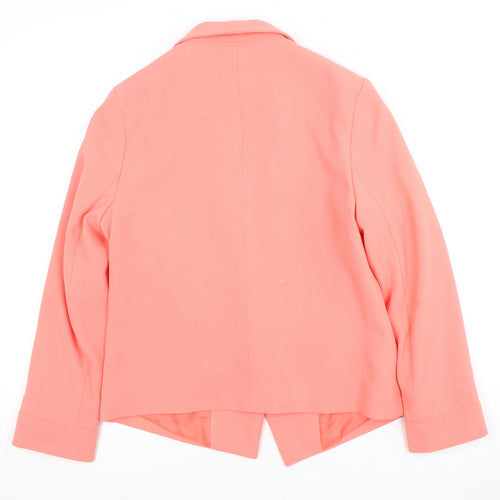 Wallis Women's Pink Blazer Size 10 - Classic Elegance