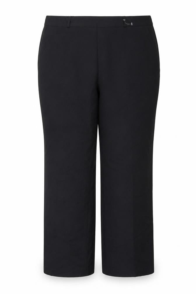 Front view of Marks & Spencer Women's Black Trousers, size 18