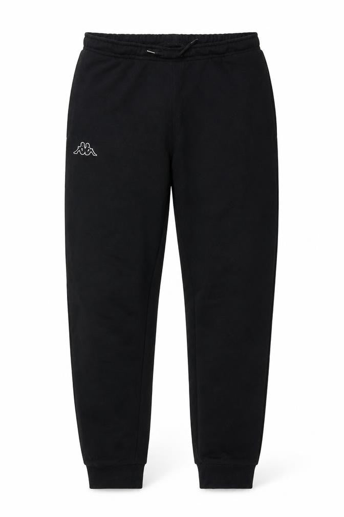 Front view of Kappa Men's Black Jogger Trousers S