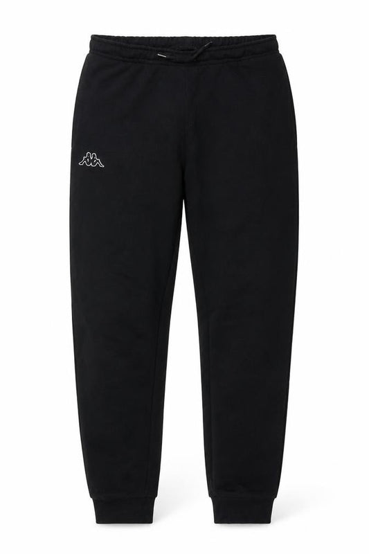 Front view of Kappa Men's Black Jogger Trousers S